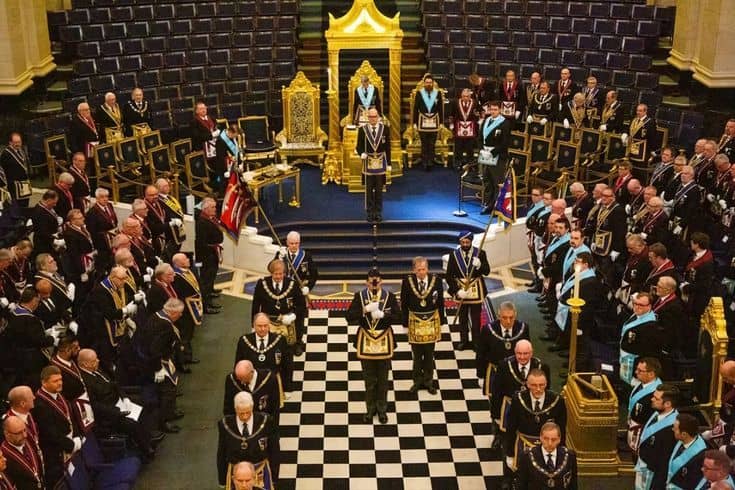 masonic gathering at African Grand Lodge