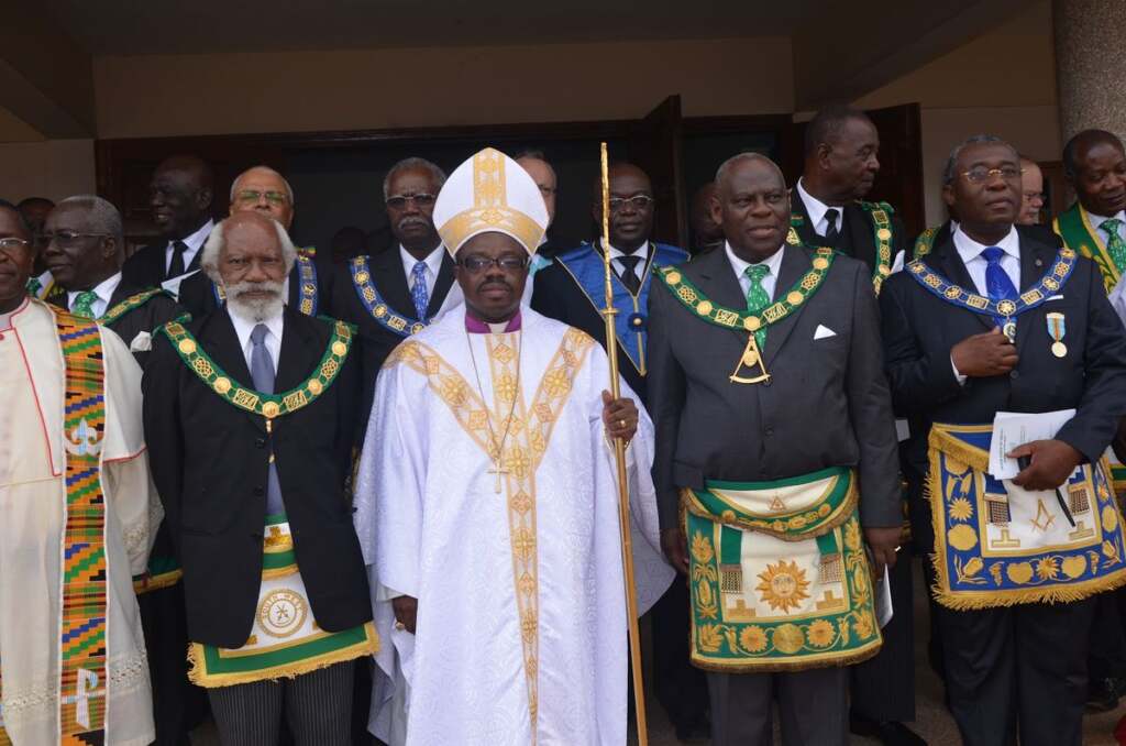 Join us catholic priest with brothers at the african grand lounge