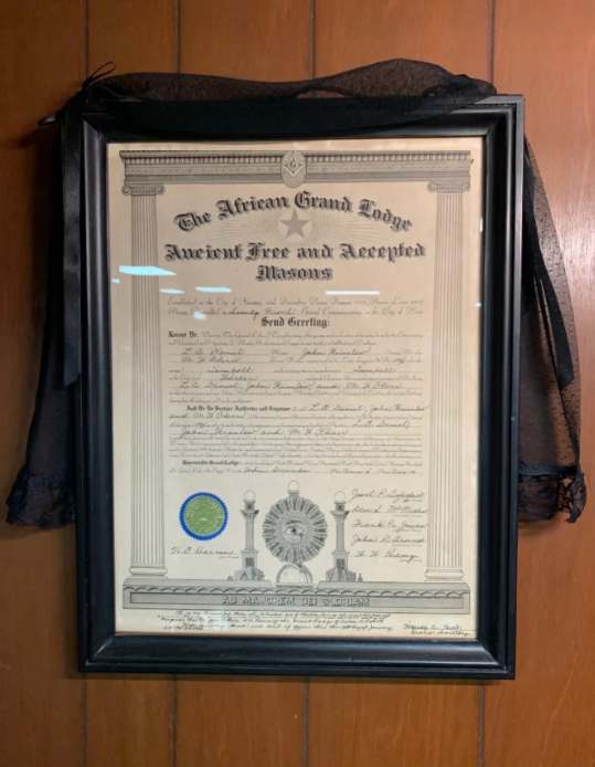 the african grand lodge chater