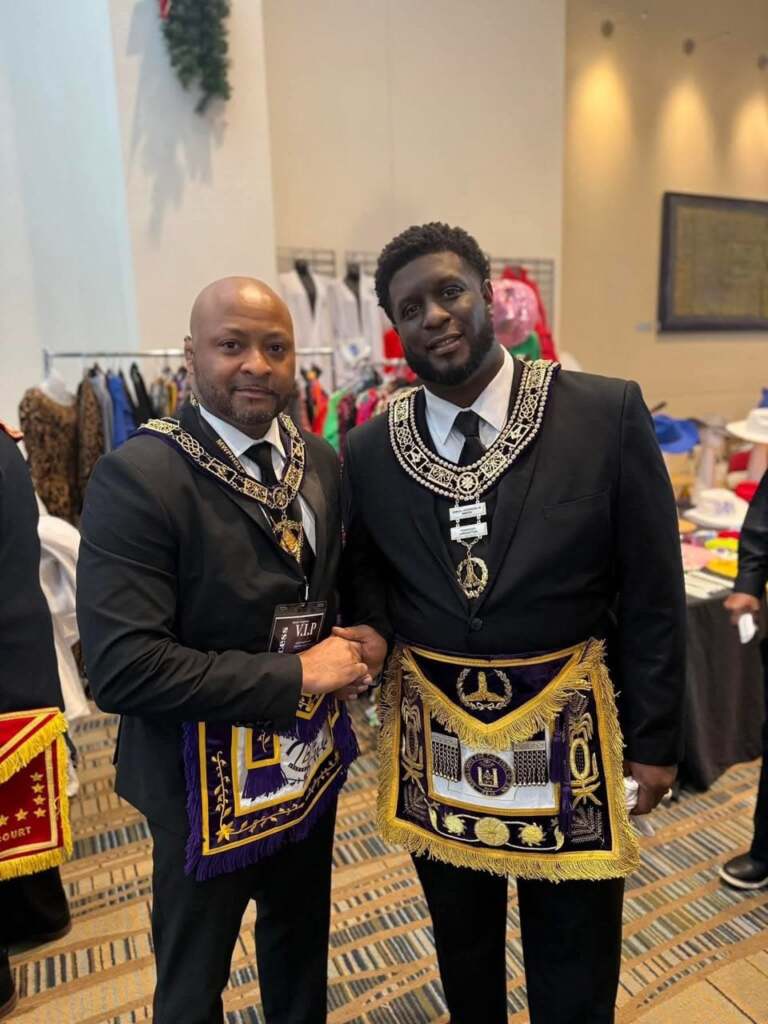african grand lodge masons helping each other